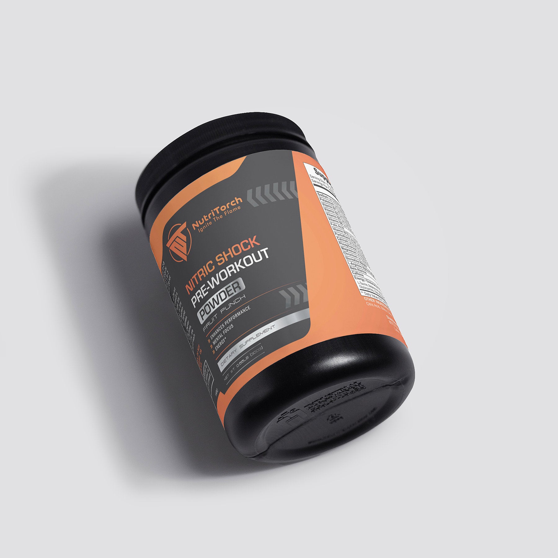 Nutritorch Nitric Shock Pre-Workout Powder (Fruit Punch) - NutriTorch