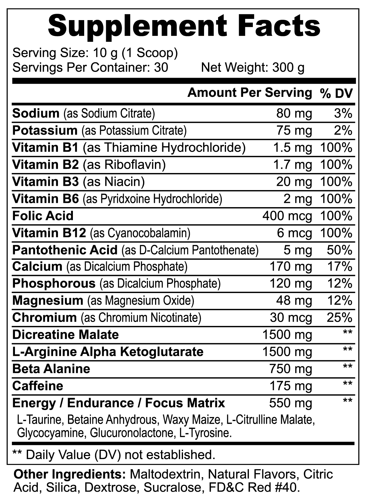 Nutritorch Nitric Shock Pre-Workout Powder (Fruit Punch) - NutriTorch