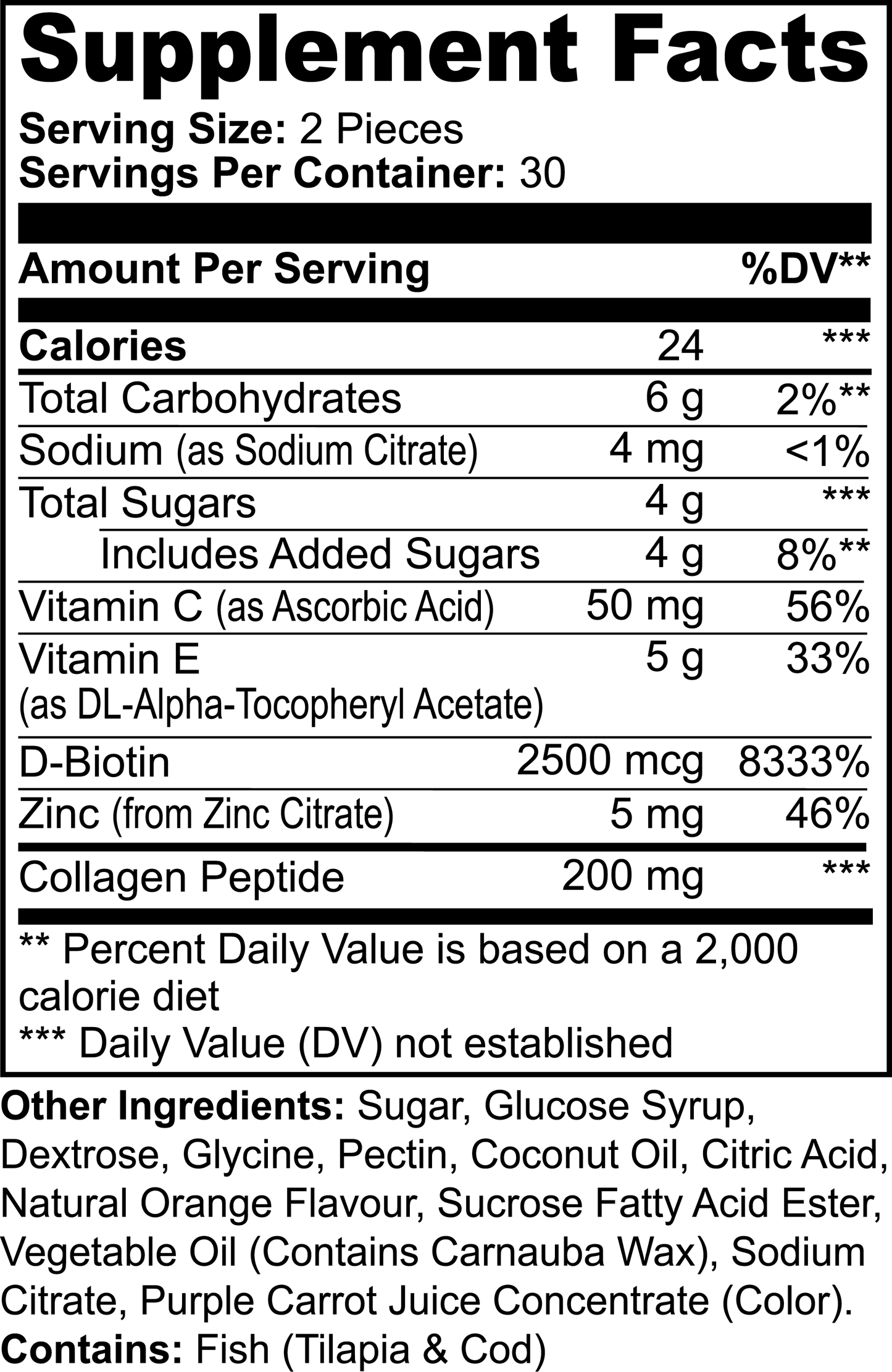 Nutritorch Collagen Gummies (Adult)