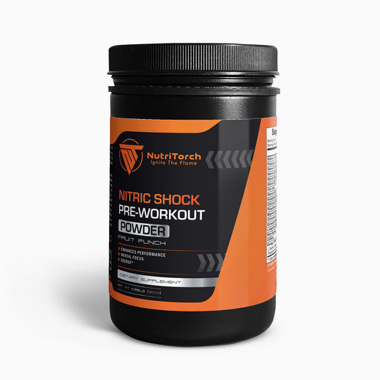 Nutritorch Nitric Shock Pre-Workout Powder (Fruit Punch) - NutriTorch