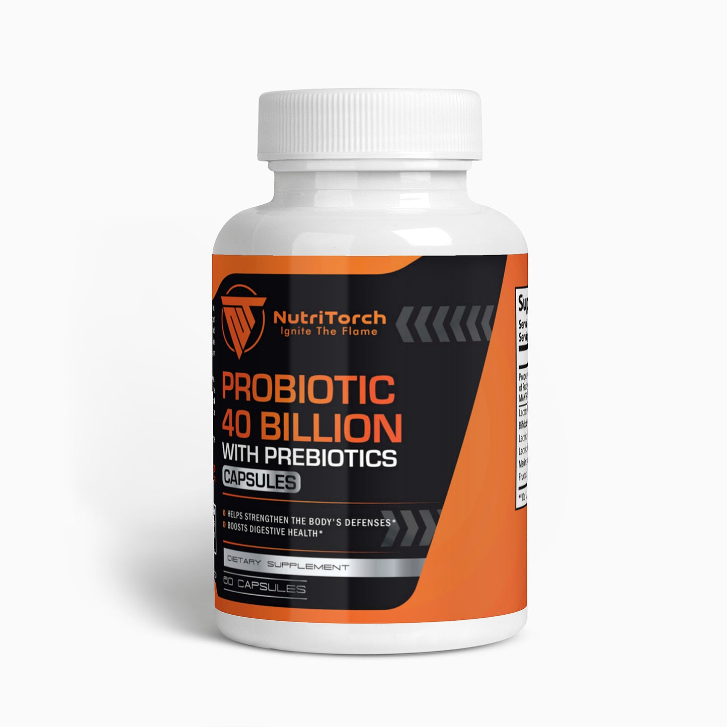 Probiotic 40 Billion with Prebiotics - NutriTorch