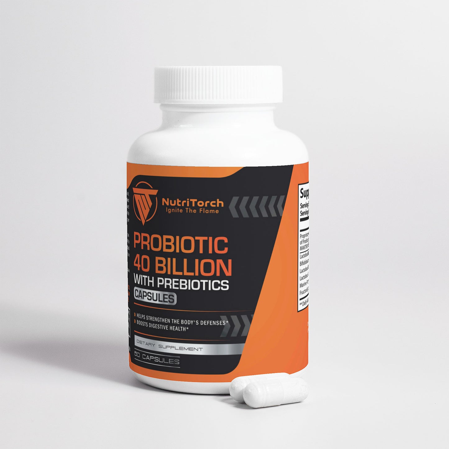 Probiotic 40 Billion with Prebiotics - NutriTorch